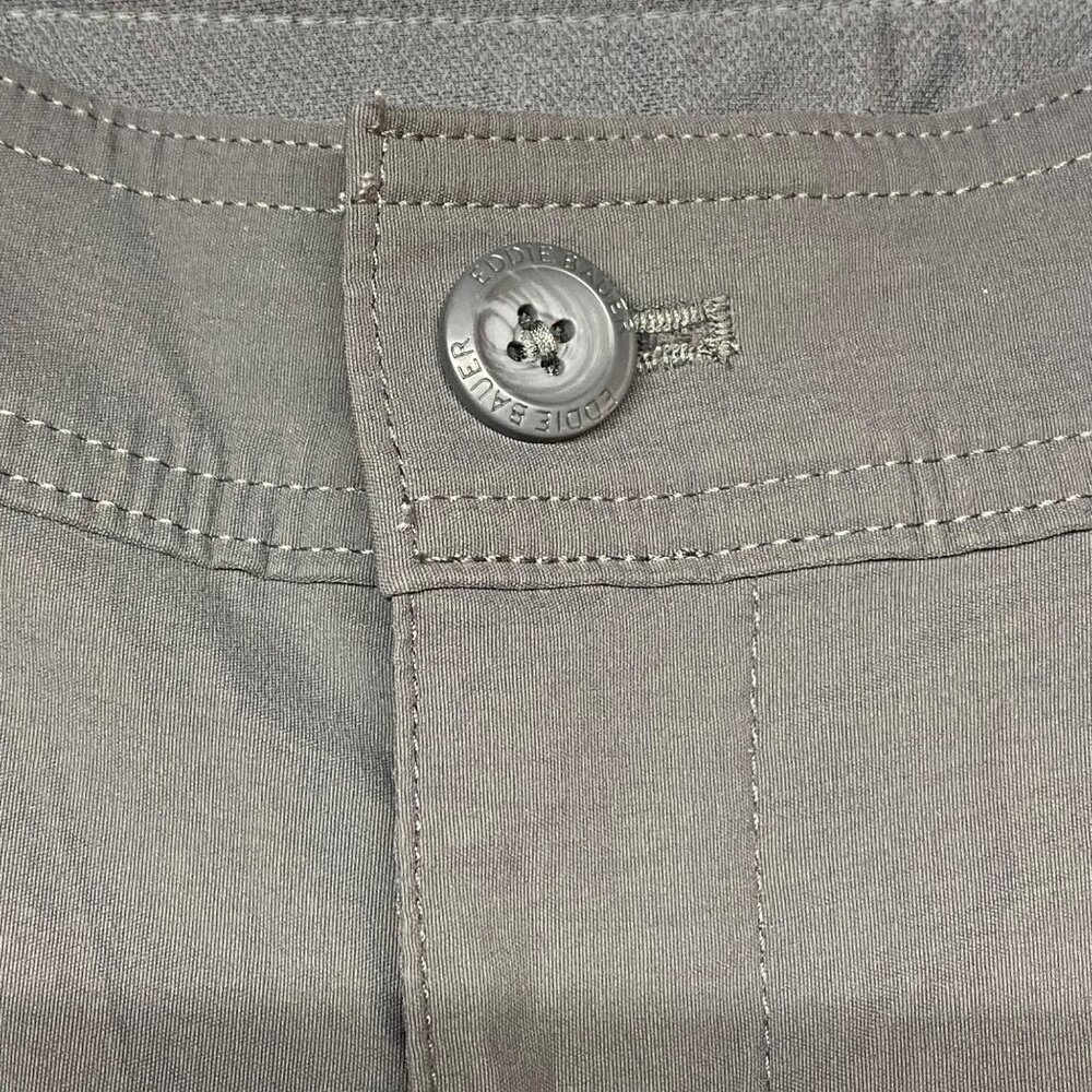 Eddie Bauer Mens First Ascent Trail Pants 34x32 Gray Nylon/Spandex Outdoor Hike - Picture 5 of 7